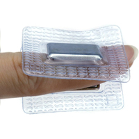 Fournisseur d'aimants Bon prix Fixation monopolaire en PVC Cachée 20*10*2mm Bouton magnétique rectangulaire à coudre