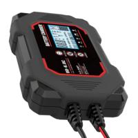 Pengisi Daya Baterai Mobil Pintar 12V 6A - Perbaikan Pulsa AGM/GEL/Lead-Acid dengan Layar LCD