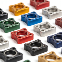Pièces en aluminium brossées usinées CNC en ligne pour moto, pièces de rechange électroniques de précision, OEM/ODM personnalisées