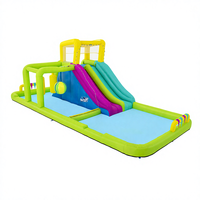 Château gonflable AirMyfun, meilleur prix, toboggan aquatique, structure de saut gonflable, matériau PVC, capacité 600-800 kg