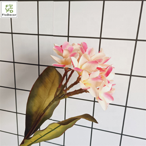 Fleurs artificielles en gros Plumeria Rubra en soie <span class=keywords><strong>Frangipanier</strong></span> Fleurs tropicales <span class=keywords><strong>Frangipanier</strong></span> pour la décoration de bouquets de mariage - Product Image 5
