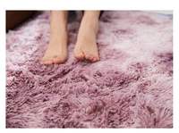 Tapis de salon moderne en velours et peluche, accessoire moelleux
