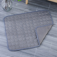 Tapis rafraîchissant pour animaux de compagnie en soie glacée douce, couverture de couchage pour temps chaud pour chats et chiens, coussin rafraîchissant confortable