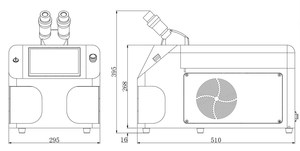 Máy Hàn Cầm Tay Bằng Sợi Quang Hanser Máy Hàn Laze Trang Sức Điều Khiển Dễ Dàng Cho Đồ Trang Sức 60W - Product Image 4
