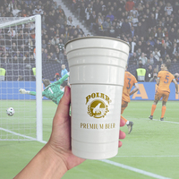 Venta Directa de Fábrica, Vasos de Aluminio con Logotipo Personalizado para Té Caliente, Café y Helado, Libres de BPA, Ecológicos, Vasos para Fiestas