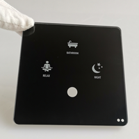 Panneau en verre Gorilla imprimé par sérigraphie pour écrans tactiles électroniques