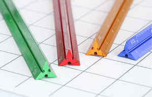 <span class=keywords><strong>Regla</strong></span> Triangular Multifuncional Mitsubishi de 15 <span class=keywords><strong>cm</strong></span>, Plantilla de Dibujo a Escala Pequeña, <span class=keywords><strong>Regla</strong></span> de Aluminio Grueso Multicolor - Product Image 5