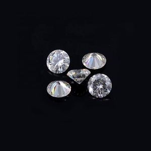 Бижутерия Baifu, оптовая продажа, бриллиант, прозрачный белый Деф, 0,1 карат, Круглый 3 мм, Свободный Муассанит - Product Image 1