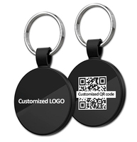 Kunden spezifischer LOGO/QR-CODE/Größe Edelstahl kante NTAG213 Auto Hund Anti-Lost NFC Pet ID Tag