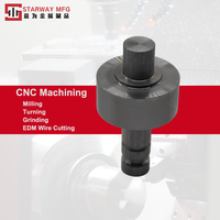 Komponen Poros Baja Tahan Karat Presisi Tinggi STARWAY Custom CNC Turning Parts dengan Wire EDM untuk Mesin Industri