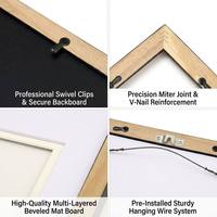 Cadre d'affichage pour CD en bois massif, taille personnalisée, noir mat, boîte à ombre 3D moderne pour couvertures de CD, objets mémorables, décoration murale pour salle de musique