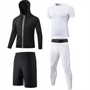 Ensemble de sport personnalisé pour femmes avec logo, 6 pièces, tenue de yoga sans couture, motif uni, respirant, taille élastique - Product Image 2