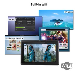 แท็บเล็ตพีซี MTK ขนาด 7 นิ้ว รุ่น Best Gift พร้อมหน่วยความจำ 8G+256GB ติดตั้งแอปพลิเคชันการศึกษาล่วงหน้า ระบบปฏิบัติการ Android 13 รองรับ Wi-Fi - Product Image 4