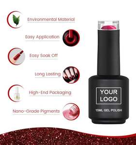 Vernis à ongles professionnel 15 ml, logo personnalisé, beauté et soins personnels, Colorgel sans HEMA, étiquette privée, vernis gel UV - Product Image 3