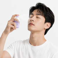 30ml 50ml PET 화장품 스프레이 병 원형 세럼 포장 펌프 스프레이어 PP 캡 스크린 인쇄