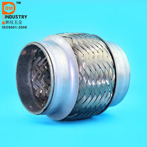 Китай Двойная Стенка универсальный мотоцикл глушитель трубы зажим авто выхлопная гибкая труба - Product Image 4