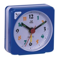 Jam Alarm Mini Personalisasi Kustom ABS/Akrilik Jam Meja Perjalanan dengan Alarm Tunda Suara Gaya Antik untuk Ruang Sekolah