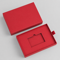 Boîte d'emballage en carton rigide pour carte de membre VIP de banque, boîte cadeau magnétique noire de luxe personnalisée pour carte de crédit VIP, boîte pour carte de visite