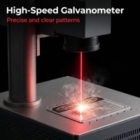 30W Portable laser machine de gravure laser machine de marquage laser pour métal plastique graveurs métal tasse bouteille