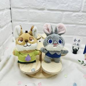 Linda 2025, el Más Vendido, Zootopia, <span class=keywords><strong>Judy</strong></span> <span class=keywords><strong>Hopps</strong></span> y Nick Wilde, Peluche, Bolsa de Peluche, Colgante, Llavero de Peluche - Product Image 2