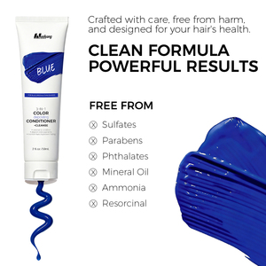 Balsamo Colorante Semi-Permanente Blu, Maschera Colorante <span class=keywords><strong>per</strong></span> Tutti i Tipi di <span class=keywords><strong>Capelli</strong></span>, OEM e ODM - Product Image 3