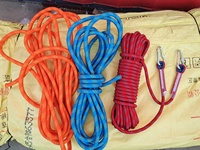 Corde statique en polyester Qianshun, résistante à l'usure, pour étendoir extérieur, épaissie, modèle de tressage pour remorquage et sauvetage, pour attache et fixation