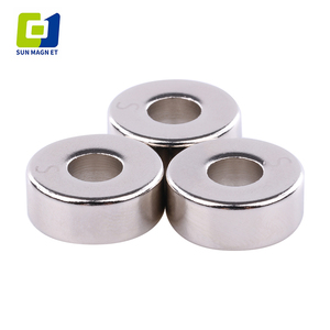 แม่เหล็กแม่เหล็ก25X5มม. แผ่นดิสก์นีโอดิเมียมมีรูหัวแบบ countersunk แม่เหล็กที่แข็งแรงถาวรที่หายากพร้อมสกรู6ตัว - Product Image 4