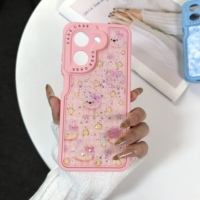 Casing ponsel epoksi mengkilap, pelindung telepon genggam tahan guncangan 3 lapis untuk iPhone 11 16 pro max 16E 17 Pro Max 17 15 pro 17 AIR