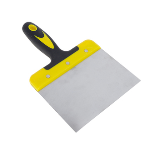 Chất Lượng Tốt Cao Su Xử Lý Dụng Cụ Cầm Tay Thép Không Gỉ Putty Dao <span class=keywords><strong>Scraper</strong></span> Với Hai Màu Sắc Xử Lý - Product Image 1