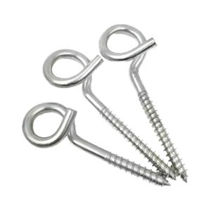 <span class=keywords><strong>Vis</strong></span> à œillets en acier au carbone, <span class=keywords><strong>vis</strong></span> auto-taraudeuses pour hameçons, longueur 1 mm, système <span class=keywords><strong>de</strong></span> mesure métrique et impérial, norme DIN, zinguées - Product Image 1