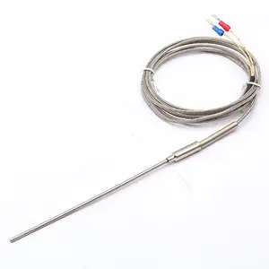 China supplier high temperature stainless steel high temperature sensor probe Industrial rtd pt 100 thermocouple type k