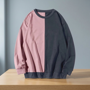 Sudadera Unisex de Alta Calidad para Otoño, Diseño Urbano con Bloques de Color en Dos Tonos, Cómoda, con Logotipo Personalizado - Product Image 3