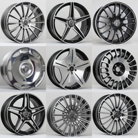 Jantes en alliage d'aluminium de 17 à 19 pouces, modifiées, ET35mm, compatibilité universelle pour C200 GLC E200 Classe E Classe S GLB