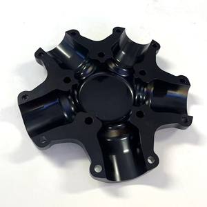 Pièces en alliage d'aluminium usinées avec précision sur commande numérique, alliage d'aluminium fabriqué par fraisage CNC, anodisé noir dur - Product Image 2