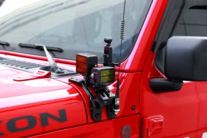 Aluminium-Motorhaubenhalterung Kamerahalterung Gopro-Halterung für Jeep Wrangler JL - Product Image 6