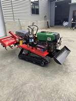 Tracteurs agricoles multifonctionnels à chenilles télécommandés pour le creusement de tranchées, les vergers et les serres, micro-motoculteurs