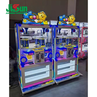Machine de jeu à attraper les prix d'intérieur, thème Étoile Bleue, éclairage LED, à monnayeur, petit jeu de cadeaux pour centre de divertissement