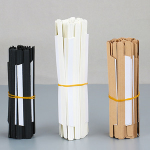 Tiras de Sellado con Alambre para Bolsas de Café, Bolsas de Pan y Tiras Autoadhesivas para Bolsas de Café, 12 cm - Product Image 1