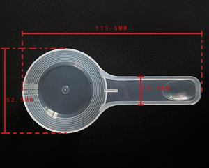 Cucchiai Dosatori in Plastica Trasparente da 40g 80ml con Manico Lungo per Caffè e Mini Barattoli per Latte in Polvere in Materiale PP di Grado Alimentare - Product Image 5