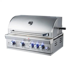 Hiện đại thương mại di động ngoài trời nhà bếp với gas BBQ nướng tủ lạnh được xây dựng trong đảo cho thịt nướng - Product Image 4