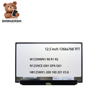 Layar LCD Original Baru A+ 12.5" Grosir M125NWN1 R0 R1 R2 N125HCE GN1 GPA G61 HB125WX1 200 100 201 V3.0 untuk Panel Layar AIO