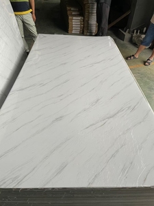 Modern Classic Geometric Easy Clean High Quality Easy Install OEM ODM PVC UV Marble Sheet for Bedroom Bathroom <strong>Interior</strong> - Product Image 2