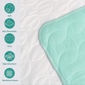 Alfombrilla Absorbente Impermeable Lavable a Máquina y Reutilizable a Prueba de Fugas de 4 Capas para Cama, Silla, Sofá, Protector de Incontinencia, Orina, Mascotas - Product Image 4