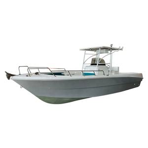 YAMANE YACHT barca da pesca in fibra di vetro 9.50m 31ft grigio chiaro vendita calda Console centrale in fibra di vetro con barca sportiva superiore - Product Image 4