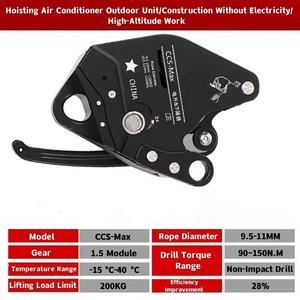 Mesin Panjat Tali Industri 200KG, Pengangkat Listrik untuk Pekerjaan di Ketinggian, Evakuasi, Keselamatan di Batu, Elevator, Winch, Hoist, Lift CCS-Max - Product Image 2