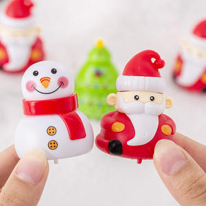 Voiture jouet à rétrofriction personnalisée Jinying, cadeaux de Noël, Père Noël, plastique, design moderne et original, décorations de voiture de Noël, voiture de Noël - Product Image 3