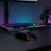 Souris de jeu optique sans fil 2,4 G filaire tri-mode, rétroéclairage RGB, rechargeable Type-C, ergonomique, pour joueurs professionnels, stock OEM