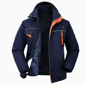Repairman Working Clothes for Men <strong>Hi</strong> <strong>Vis</strong> Workwear Jacket and Pants Protective Clothing - Product Image 3