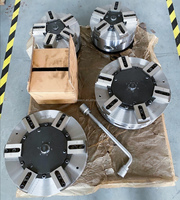 Mandrin de serrage pour découpe laser en acier, type à maintien de pression pneumatique, 4 griffes, double action, haute précision, force de serrage de 67,2 kgf