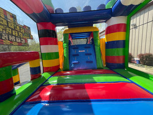 Castillos Inflables Combinados Spring Empire Castle - Uso Comercial, Material de PVC Ecológico, Capacidad de 500 kg, Tamaño de 7 m x 4 m - Product Image 3